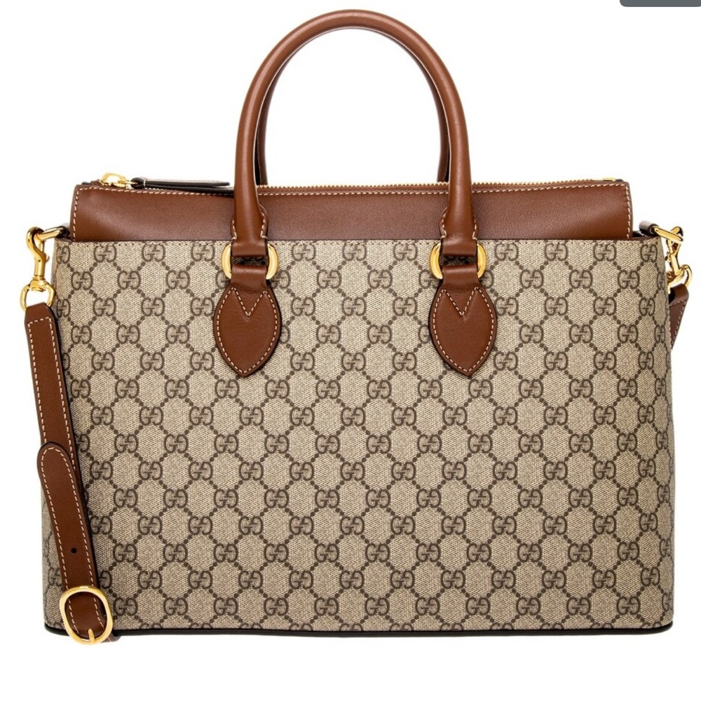 Gucci Large GG Supreme Tote Bag 779781 New